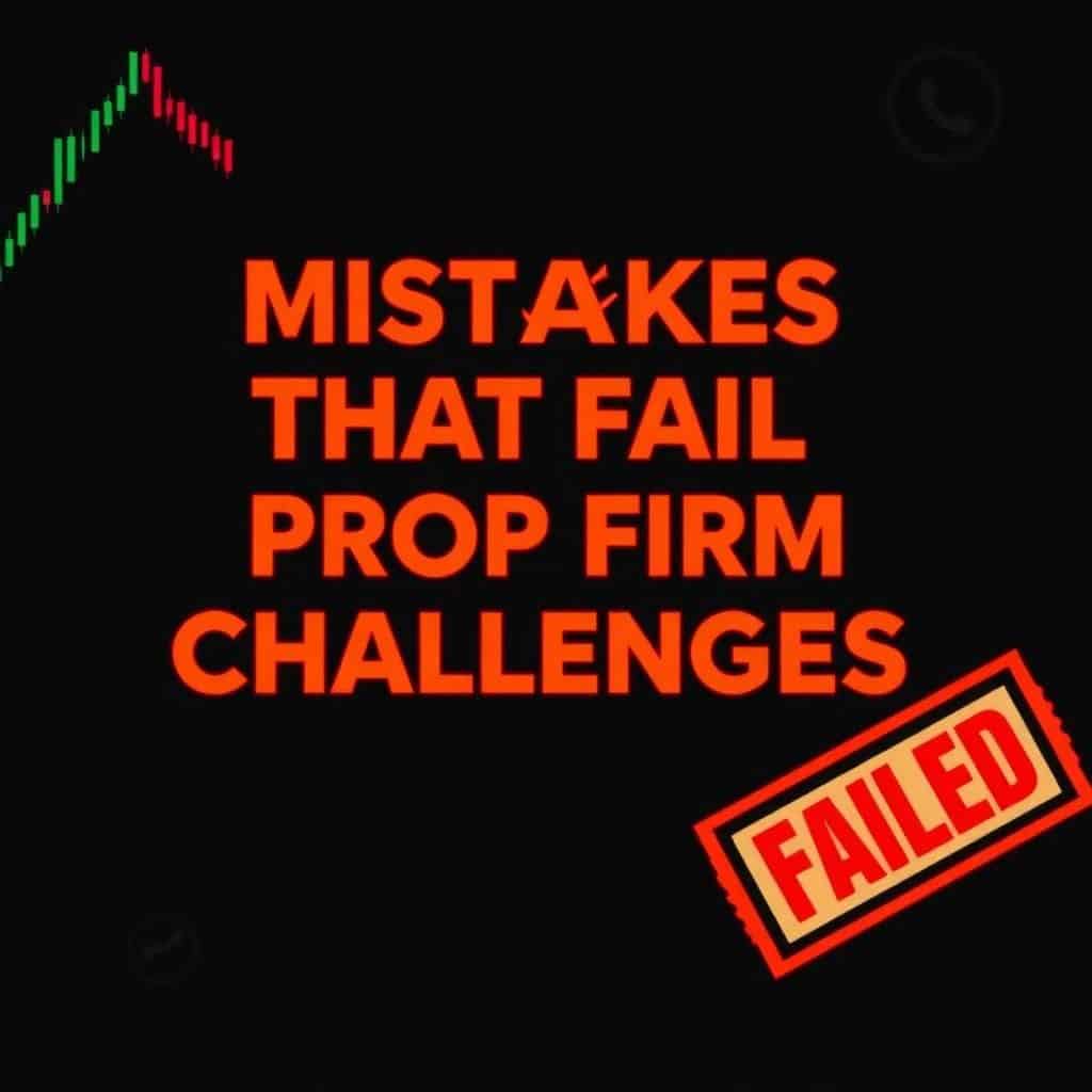 Mistakes That Fail Prop Firm Challenges